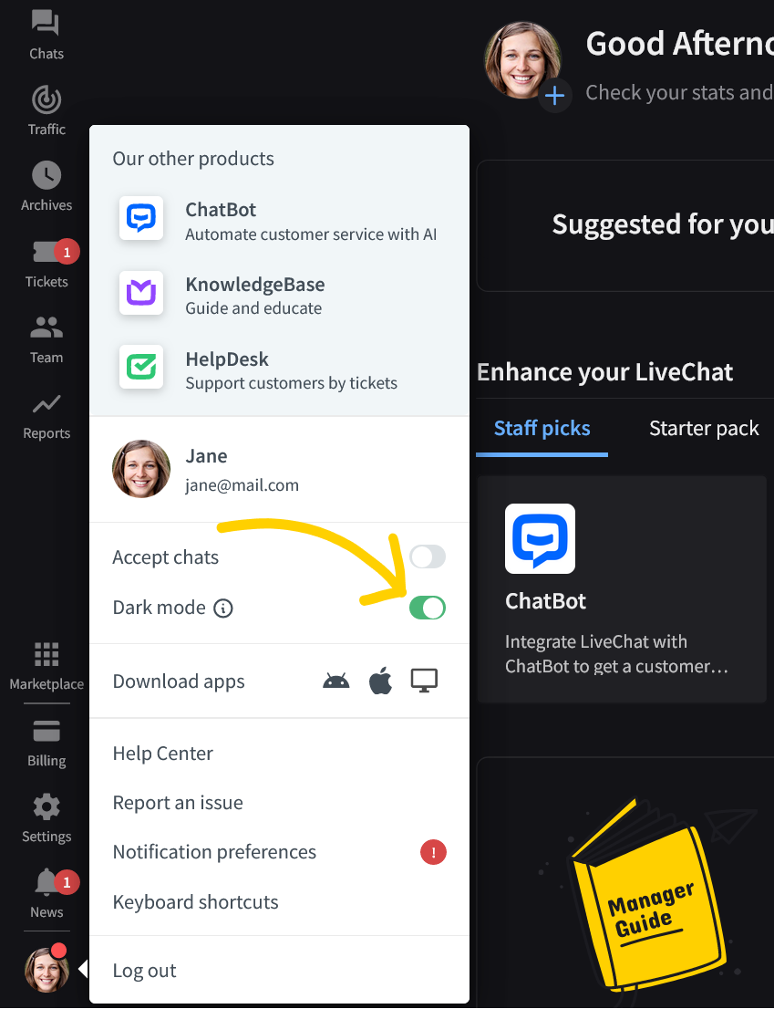 Dark Mode